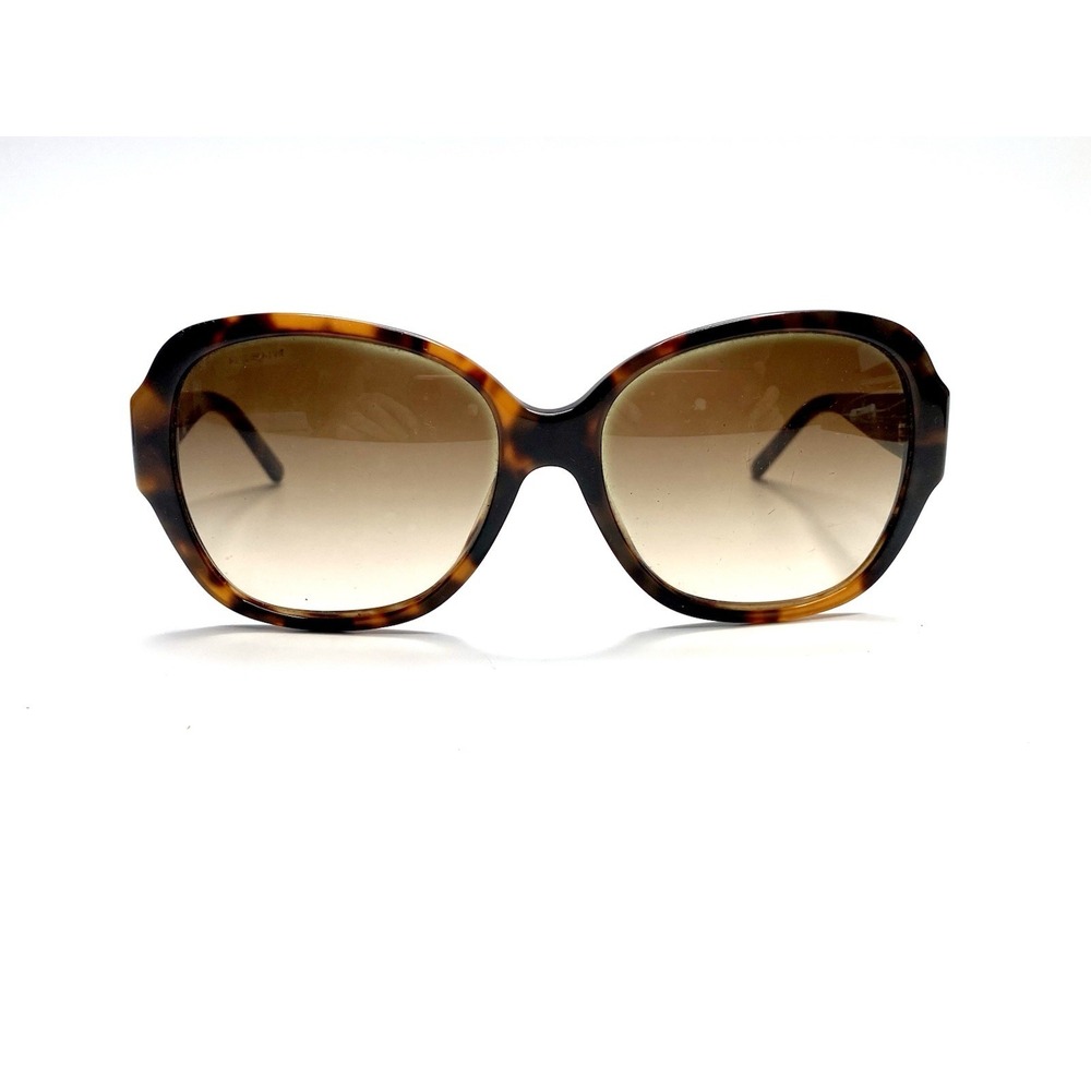 Versace Brown Tortoise Square Sunglasses Medusa Temple Italy Mod 4252 57 16 135